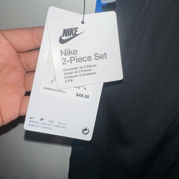 Nike Kids Blue and Black Track Set - Picture 3 of 6